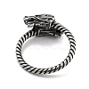 304 Stainless Steel Open Rings RJEW-B055-08AS-3