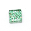 Glitter Glass Cabochons GLAA-WH0018-91P-1