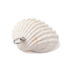 Summer Beach Natural Shell Pendants PALLOY-JF02649-02-4