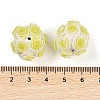 Acrylic Handmade Luminous Polymer Clay Rhinestone Beads CLAY-H003-07A-4