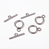 Tibetan Style Alloy Toggle Clasps X-LF0273Y-NF-3