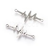 Tibetan Style Zinc Alloy Links connectors PALLOY-P178-19AS-2