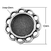 Alloy Cabochon Connector Settings PALLOY-A20115-AS-FF-1