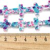 Baking Paint Synthetic Turquoise Beads Strands G-H060-01A-5