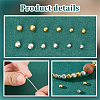 PandaHall Elite 40Pcs 6 Styles 925 Sterling Silver Beads Spacer STER-PH0001-67-4