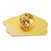 Golden Zinc Alloy Brooches JEWB-Z015-01C-2