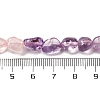 Natural Rose Quartz & Amethyst Beads Strands G-L610-B13-01-5