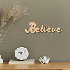 Laser Cut Unfinished Basswood Wall Decoration WOOD-WH0113-105-6