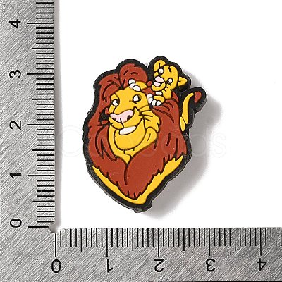 Lion Silicone Focal Beads SIL-G011-05-1