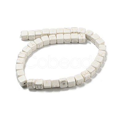 Synthetic Howlite Beads Strands G-G075-B01-01-1