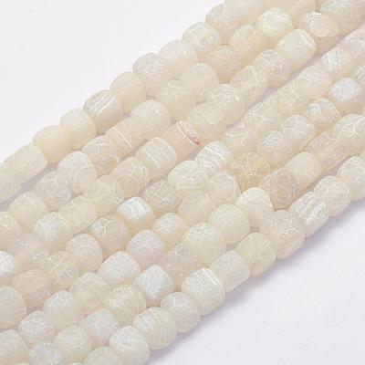 Natural Weathered Agate Beads Strands G-G705-10mm-04-1