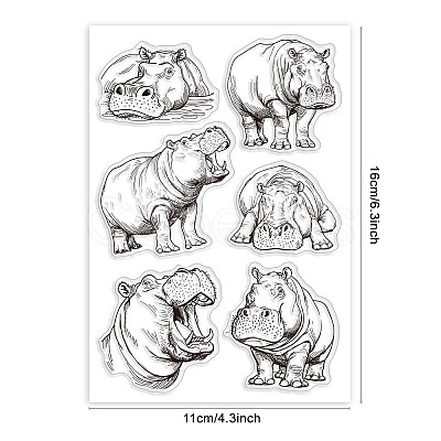 Custom Summer Theme PVC Plastic Clear Stamps DIY-WH0631-0027-1