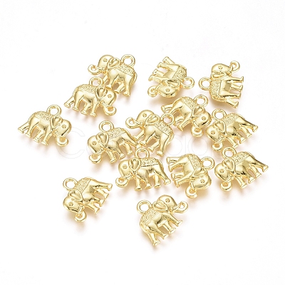 Electroplated Alloy Charms X-PALLOY-G267-02G-1