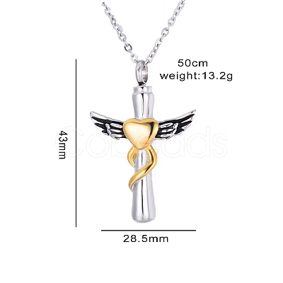 Stainless Steel Pendant Necklaces PW-WG64081-01-1