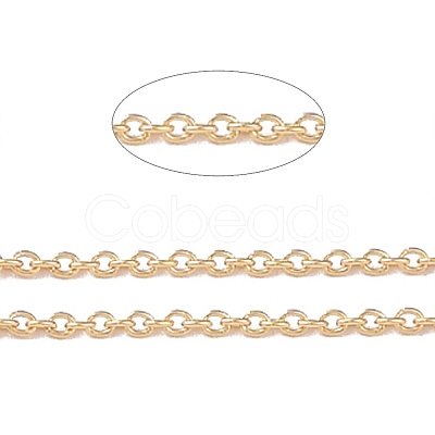 Yellow Gold Filled Cable Chains CHC-M023-16G-1