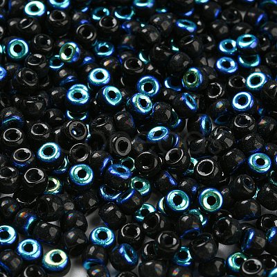 Metallic Colors Glass Seed Beads SEED-Z001-C-D12-1