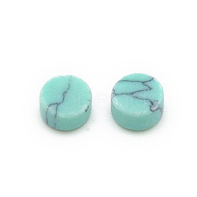 Synthetic Turquoise Cabochons TURQ-S290-02B-4mm-1