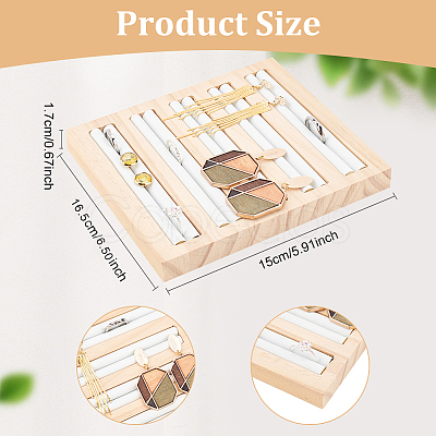 5-Slot Bamboo Ring Displays RDIS-WH0002-15B-1