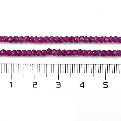 Natural Ruby Beads Strands G-L597-B01-01-1