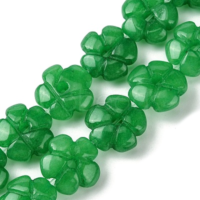 Dyed Natural Malaysia Jade Beads Strands G-H023-B18-01-1