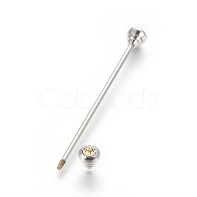 Brass Tie Pin JEWB-WH0006-01F-1