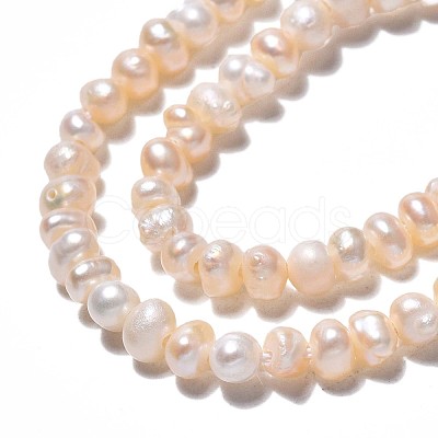 Natural Cultured Freshwater Pearl Beads Strands PEAR-N013-03B-1