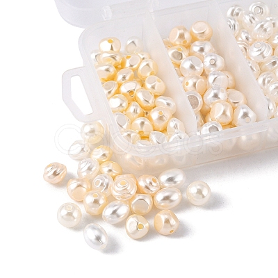 5 Styles Imitation Pearl Acrylic Beads OACR-YW0001-27-1