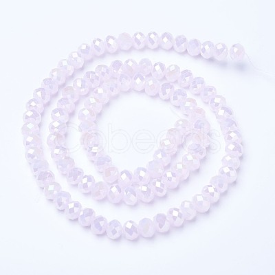 Electroplate Glass Beads Strands EGLA-A044-J3mm-B02-1