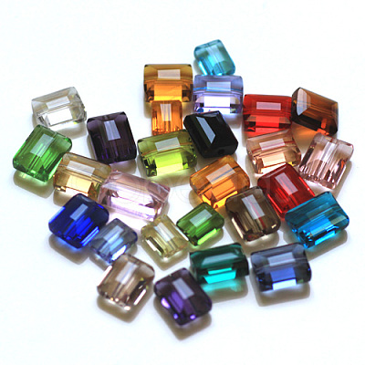 Imitation Austrian Crystal Beads SWAR-F060-10x8mm-M-1