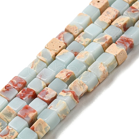 Synthetic Shoushan Stone Beads Strands G-C129-A10-01-1