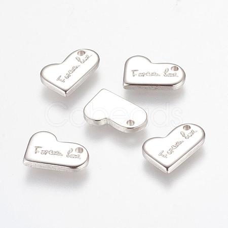 Non-Tarnish 304 Stainless Steel Charms STAS-K149-05P-1