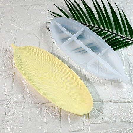 Pineapple & Leaf Tray Plaster Plate Silicone Mold Fruit Storage Tray PW-WGE09E6-02-1