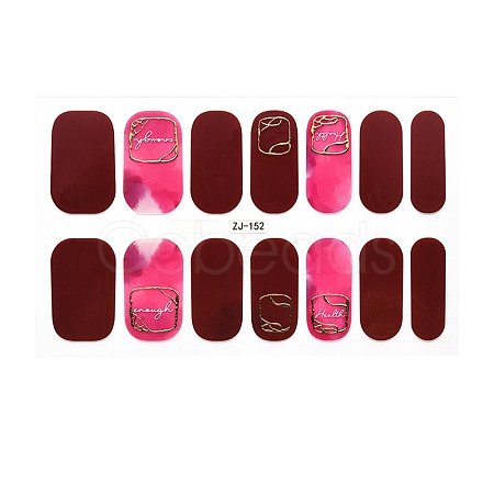 Full Wraps Nail Polish Stickers MRMJ-T078-ZJ152-1