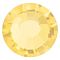 Preciosa&reg Crystal Hotfix Flatback Stones, Czech Crystal, Round(438 11 612 Chaton Rose VIVA 12 &reg), 00030 239 Blond Flare, SS12(3.3~3.5mm)