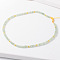 Simple Design Natural Aventurine Beaded Necklaces for Women, 