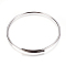 Non-Tarnish Adjustable 304 Stainless Steel Bangles Making, Stainless Steel Color, 2-3/8 inch(6.2cm), 2mm