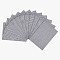 12Pcs Rectangle Glass Fiber Net Patches, Sewer Net, Window Screen Repair Net, Black, 180x130x0.2mm