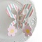 Bowknot Theme Acrylic Claw Hair Clip for Women, Flower, 130x80x90mm