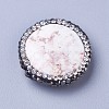 Natural Magnesite Beads and Pendants G-G773-01-2
