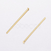 Brass Flat Head Pins X-KK-F714-06G-B-2
