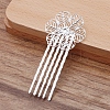 Brass Hair Comb Findings OHAR-PW0001-425S-1