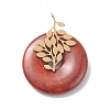 Natural Red Jasper Pendants G-E088-03G-08-1