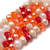 Glass Beads Strands EGLA-A034-M6mm-27-3