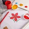 2 Sets 2 Styles Plastic Drawing Stencil DIY-SZ0002-24-6