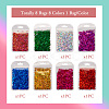 8 Bags 8 Colors Nail Art Glitter Sequins MRMJ-TA0001-29-11