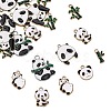 32Pcs 8 Style Alloy Enamel Pendants ENAM-SZ0002-54-1