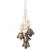 Iron Bell Wind Chimes HJEW-JM01956-1