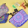 3Pcs 3 Style Polyester Tarp Zip Cosmetic Pouches ABAG-SZ0001-24-4