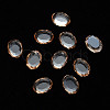 Oval Transparent Glass Cabochons MRMJ-T009-134-1