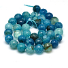Natural Agate Bead Strands X-G-K166-07F-10mm-01-2